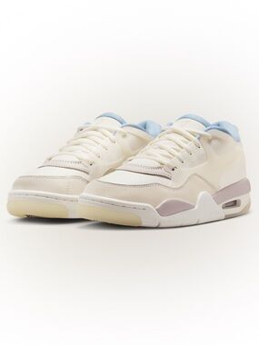 📝BTS SPECIAL Jordan Low-Top Sneakers in Cream-Blue w/lilac accent NWT